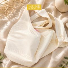 Áo Bra Học Sinh MB N9508 | Áo Lót Cài Sau Cotton Cao Cấp, Mút Liền Chống Xô