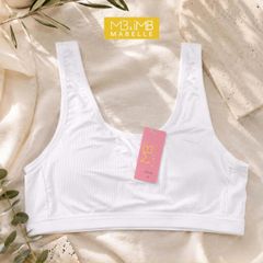 Áo Bra Học Sinh MB N9508 | Áo Lót Cài Sau Cotton Cao Cấp, Mút Liền Chống Xô