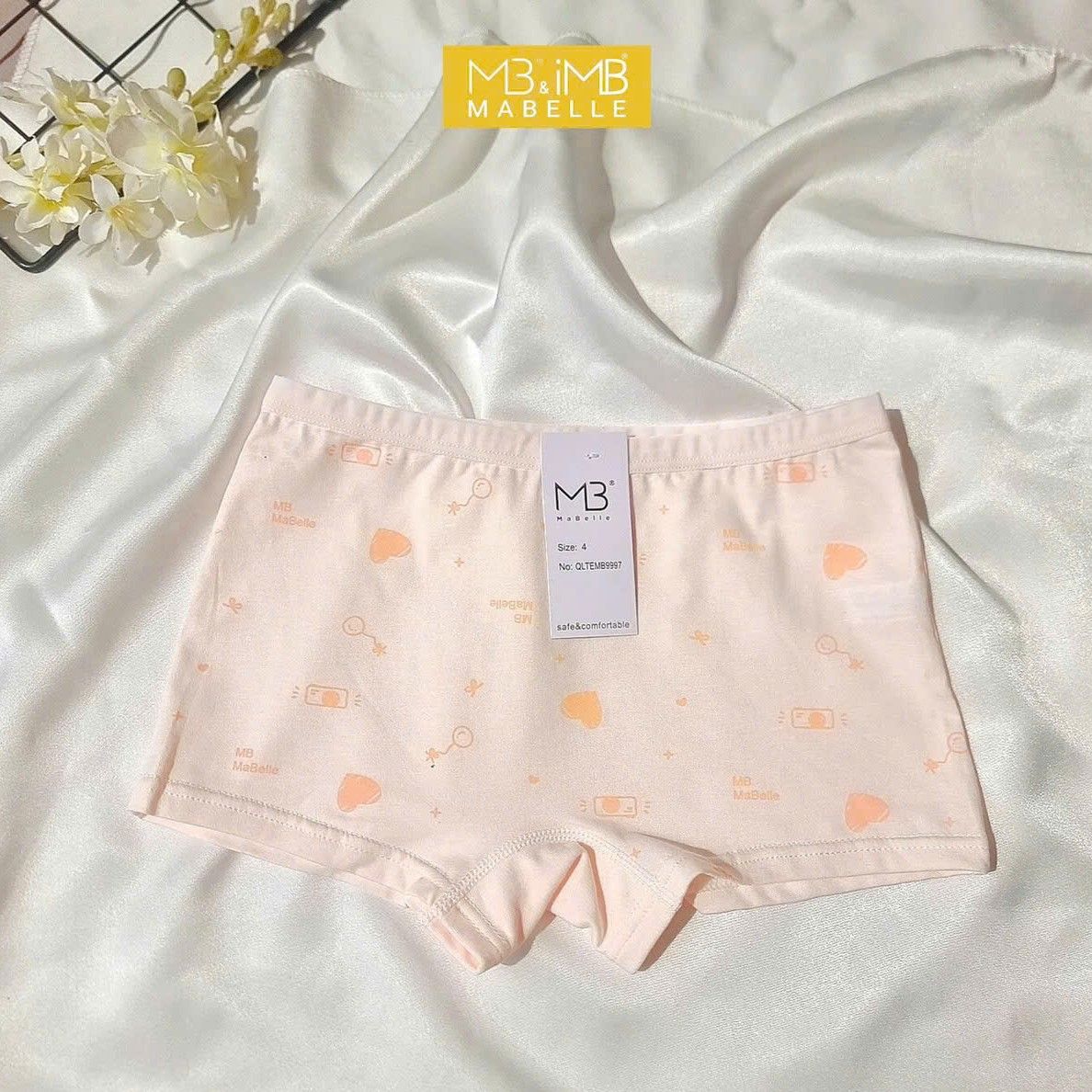 Quần Lót Bé Gái MB 9997 Cotton Modal Cao Cấp Mềm Mại, An Toàn Cho Trẻ Em