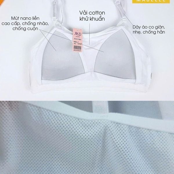 Áo Bra Học Sinh MB 9927 | Mút Mỏng, Lưng Lưới Thoáng Mát
