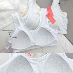 Áo Bra Học Sinh MB 9823 | Cotton Mềm Mại, Lưng Lưới Thoáng Mát