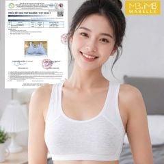 Áo Bra Học Sinh MB 9823 | Cotton Mềm Mại, Lưng Lưới Thoáng Mát