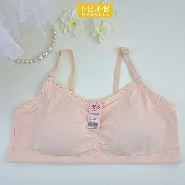 Áo Ngực Học Sinh MB 9508  Áo Bra Cài Sau Cotton Mềm Mại, Mút Liền