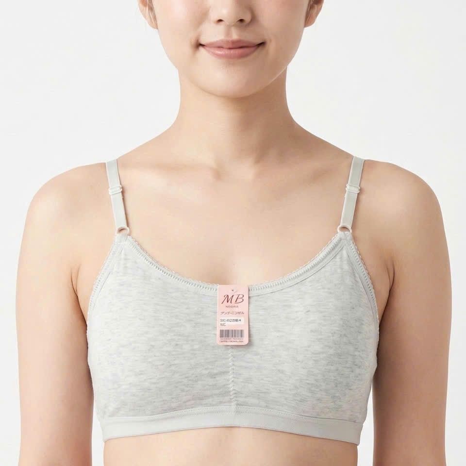 Áo Ngực Học Sinh MB 9508  Áo Bra Cài Sau Cotton Mềm Mại, Mút Liền