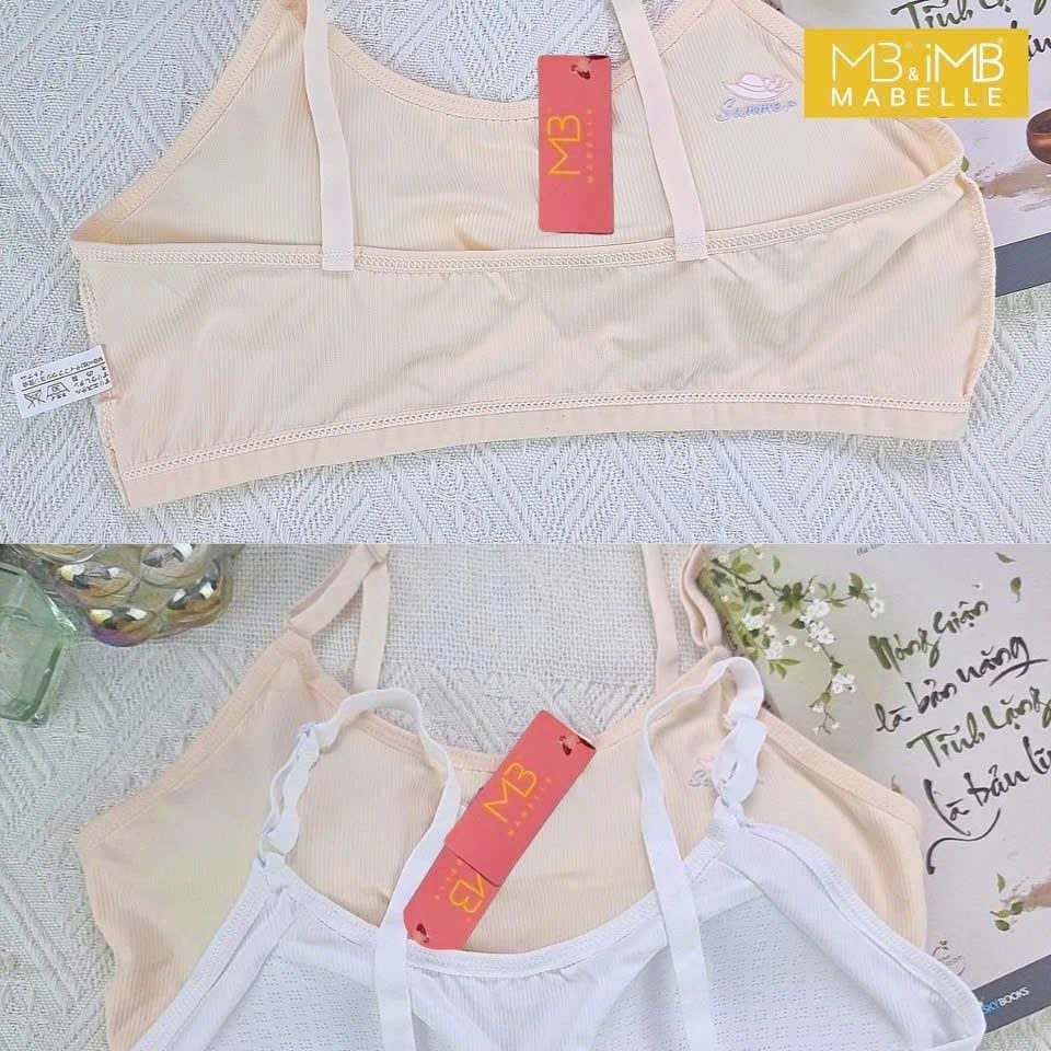 Áo Bra Học Sinh MB 9354  Mút Liền Không Gọng, Sợi Gân Làm Mát