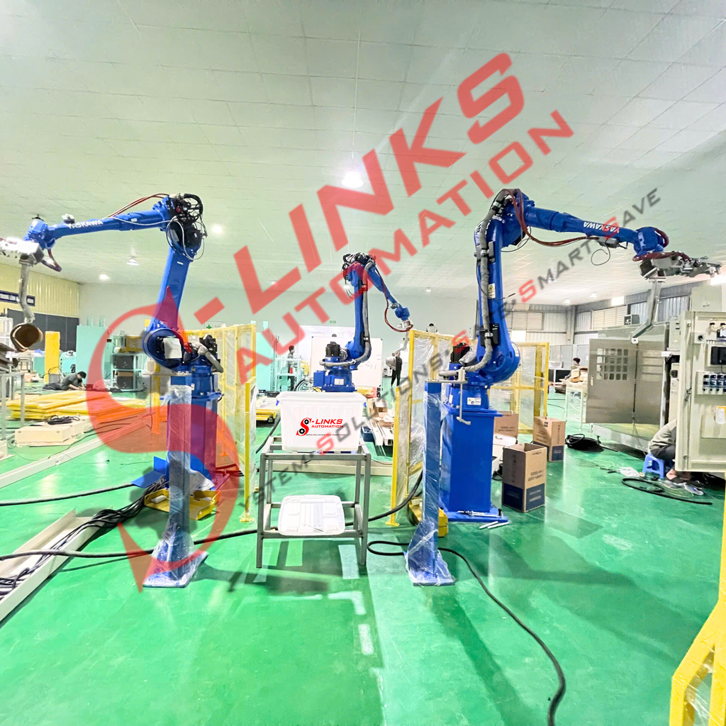  HỆ THỐNG ROBOT YASKAWA CẤP NHÔM CHO ĐÚC TRỌNG LỰC – GDC (Gravity Die Casting) 