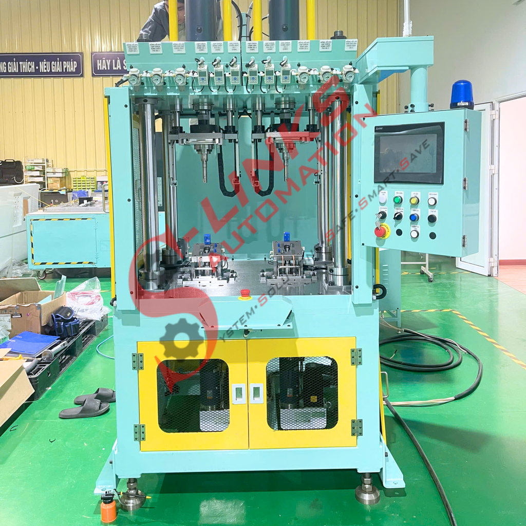  MÁY ÉP SERVO ÉP CHI TIẾT CHO VAN 