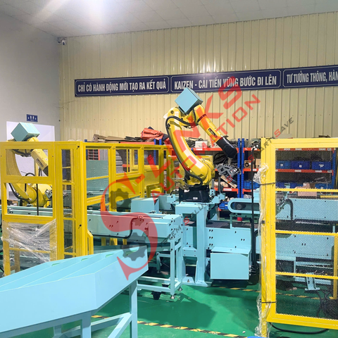  HỆ THỐNG ROBOT CẤP PHÔI CHO MÁY RUNG CÁT 