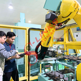  HỆ THỐNG ROBOT CẤP PHÔI CHO MÁY RUNG CÁT 