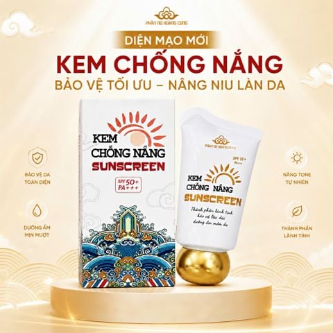 Kem chống nắng màu da 40g - Phấn Nụ Hoàng Cung