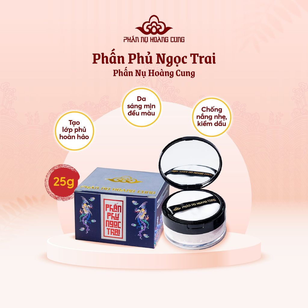 Bộ Đôi Serum + Phấn phủ 25g - Phấn Nụ Hoàng Cung