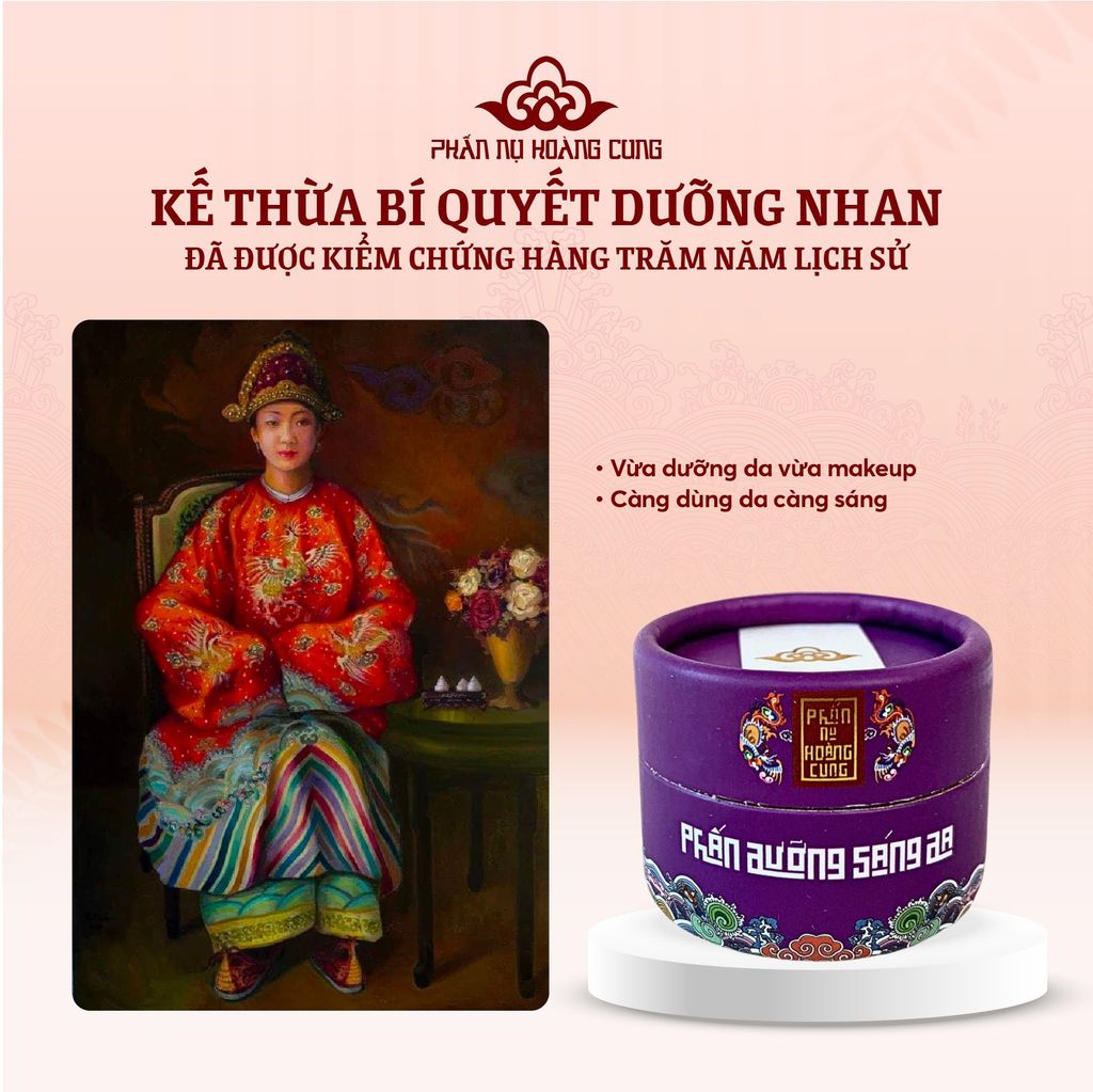Combo Dưỡng Sáng Da Tự Nhiên – Phấn Dưỡng Sáng + Nước Hoa Hồng Phấn Nụ Hoàng Cung