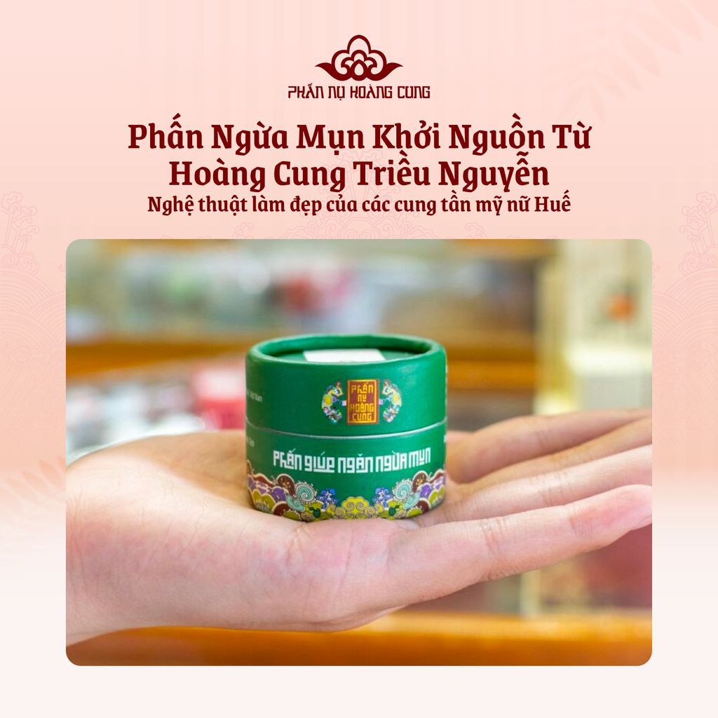 Combo Bộ Đôi Ngừa Mụn Phấn Nụ Hoàng Cung – Nước Hoa Hồng + Phấn Nén Ngừa Mụn Tự Nhiên