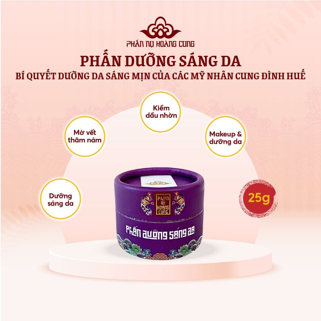 Liệu Trình Dưỡng Sáng, Mờ Thâm Nám Phấn Nụ Hoàng Cung (Serum + Kem Chống Nắng + Phấn Sáng Da tặng Gel Rửa Mặt Khoai Lang Tím)