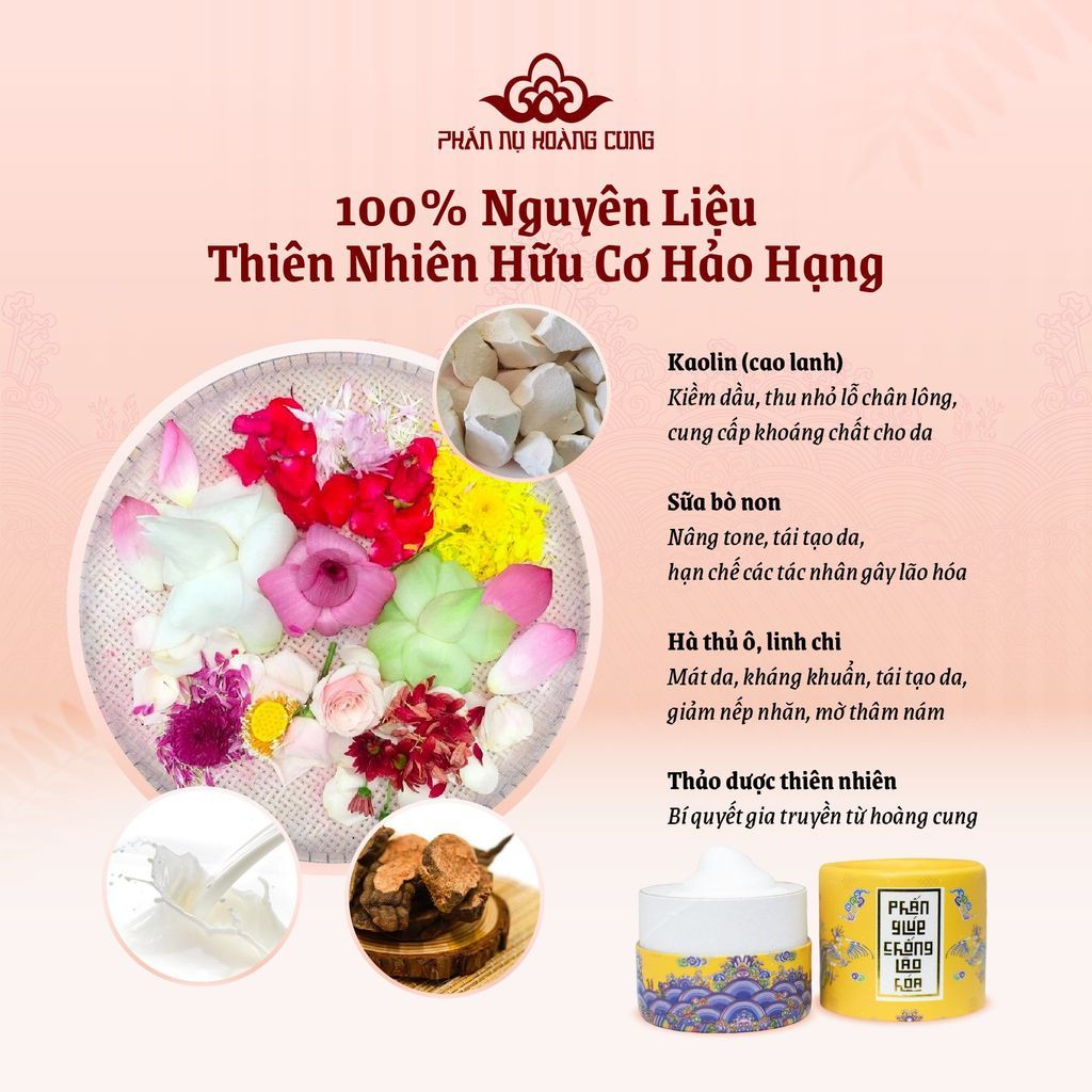 Combo Da Mộc Mạc – Nét Thanh Tao: Phấn Chống Lão Hóa + Son Dưỡng Môi Thiên Nhiên