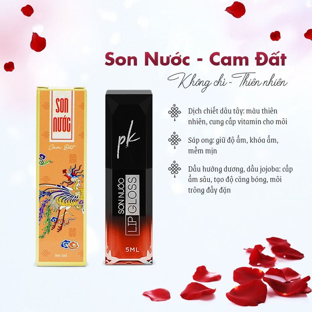 Combo Môi Mịn Như Nhung – Son Dưỡng Mật Ong + Son Kem Lì PK Phấn Nụ Hoàng Cung
