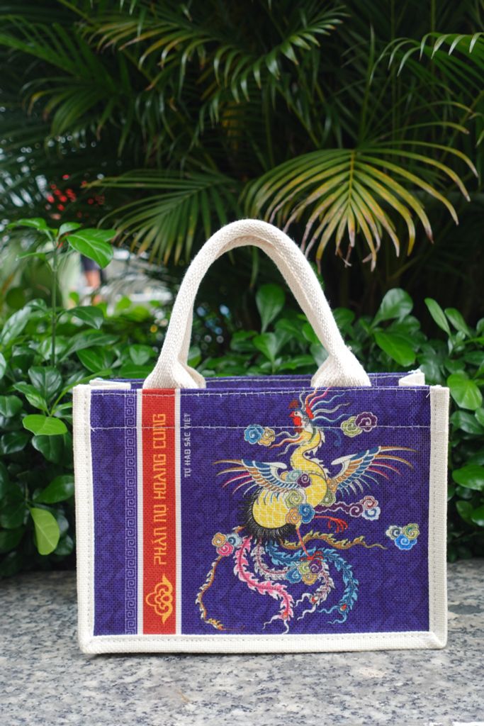 Túi Đay Phượng Hoàng Lam