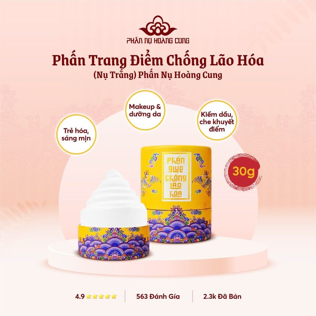 Quà tặng Liệu Trình Ngự Dưỡng trị giá 1tr6 - Phấn Nụ Hoàng Cung