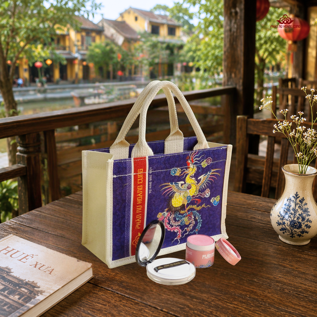 Túi Đay Phượng Hoàng Lam