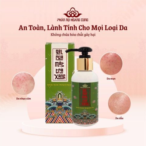 [HÀNG TẶNG KHÔNG BÁN] Gel rửa mặt trà xanh dung tích 120ml Phấn Nụ Hoàng Cung