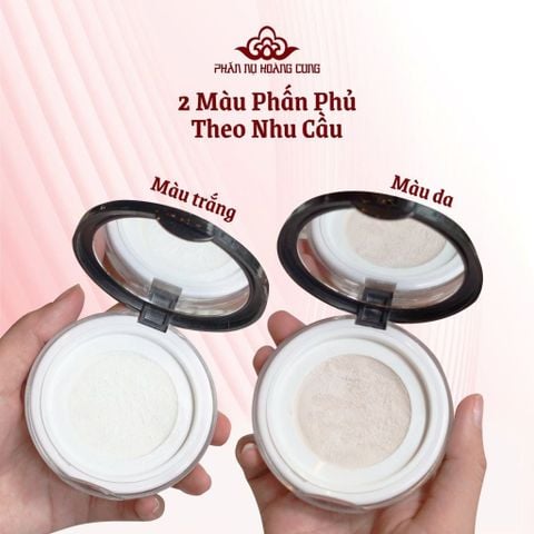 [Hàng Tặng Không Bán] Phấn Phủ Ngọc Trai Phấn Nụ Hoàng Cung Size 5g Màu Trắng