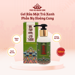 Bộ đôi Gel rửa mặt trà xanh + Phấn ngừa mụn - Phấn Nụ Hoàng Cung