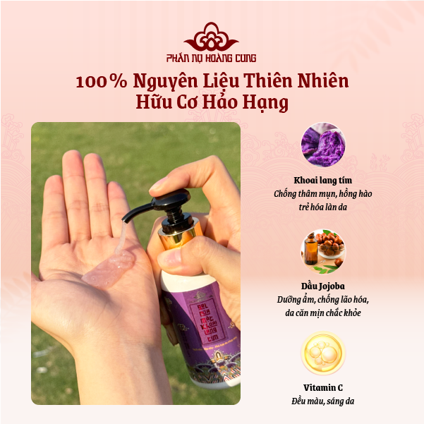 Gel rửa mặt khoai lang tím (120ml)