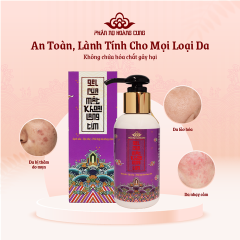Gel rửa mặt khoai lang tím (120ml)