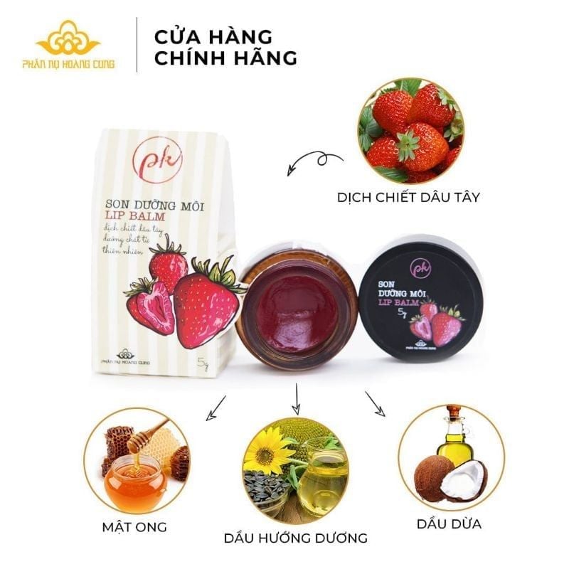 Combo Nhuận Sắc Hoàng Cung – Kem Dưỡng Ẩm Căng Mịn Da + Son Dưỡng Mật Ong Phấn Nụ Hoàng Cung