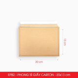  EPB2 - 20x13cm - Combo 20 phong bì giấy carton màu xám 
