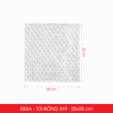  EB3A - 25x25 cm - Combo 25 Túi Bóng Khí - Màng Xốp Hơi 