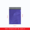  ET3T2 - 25x35 cm - Túi nilon đóng hàng - 2 lớp - Tím 
