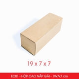  EC01 - 19x7x7 cm - Combo 25 thùng hộp carton - Hộp cao trơn đóng hàng 