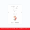  EDTV01 - Decal Thank You chữ nhật - Trắng - In nhiều màu - 10.5x7.5 cm [50 cái/pack] 