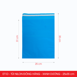  ET1D - Túi/Pack Nilon giao hàng - Xanh da trời - 35x25 cm 