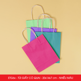  ETG6x - 20x14x7 cm - Túi giấy có quai - Nhiều màu 