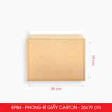  EPB4 - 26x19cm - Combo 20 phong bì giấy carton màu xám 