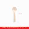  EFMG1 - Muỗng gỗ dùng 1 lần - 10.5 cm 