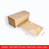  EHPB2N - Hộp giấy kraft tổ ong - Nâu - 0.3x50 m 