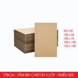  ETBCx - Tấm Bìa Carton - Nhiều size 