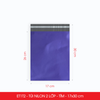  ET1T2 - 17x30 cm - Túi nilon đóng hàng - 2 lớp - Tím 