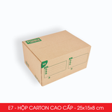 E7 - 25x15x8 cm - Thùng hộp carton cao cấp 