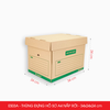  ES03A - 34x24x24 cm - Thùng đựng hồ sơ A4 nắp rời 
