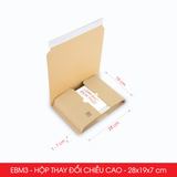  EBM3 - 28x19x7cm - Combo 20 hộp thay đổi chiều cao 