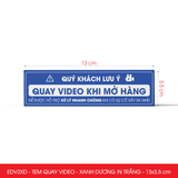  EDV2xx - Tem dán quay video - Nhiều màu - Nhiều size 
