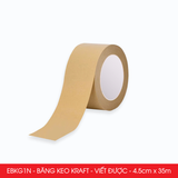  EBKG1N - Băng keo giấy Kraft - Mặt nhám viết được - 4.5cm x 35m 