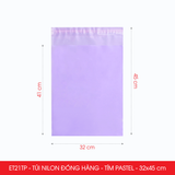  ET21TP - Túi nilon đóng hàng - Tím Pastel - 32x45cm 