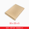  ED41 - 35x25x5 cm - Combo 25 hộp carton dẹt nắp gài 