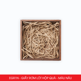 EGR1N - Giấy rơm lót hộp quà - Màu nâu - [50g/ túi] 
