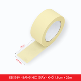  EBKG8V - Băng keo giấy khổ 4.8cm x 25m 